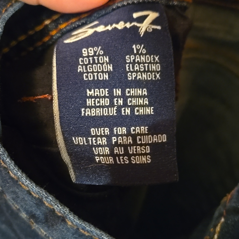 Seven7 Men’s W38 L34  Blue Denim Jeans - Picture 4 of 8